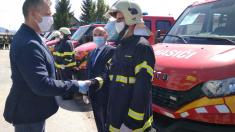 Nové hasičské vozidlo „Iveco Daily“ v Brezovici